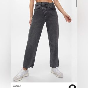 Agolde jeans criss cross size 23